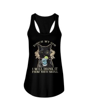 Touch My Gin Ladies Flowy Tank tile