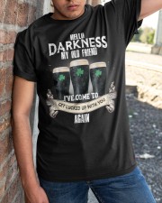 Hello Darkness My Old Friend Classic T-Shirt apparel-classic-tshirt-lifestyle-27