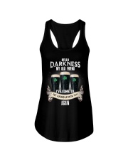 Hello Darkness My Old Friend Ladies Flowy Tank tile