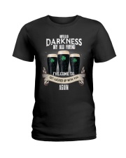 Hello Darkness My Old Friend Ladies T-Shirt tile