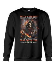 Hello Darkness My Old Friend Crewneck Sweatshirt tile
