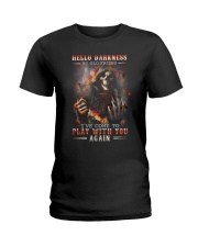 Hello Darkness My Old Friend Ladies T-Shirt tile