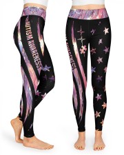 Autism High Waist Leggings front