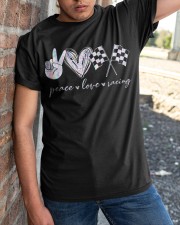 Peace Love Racing Classic T-Shirt apparel-classic-tshirt-lifestyle-27