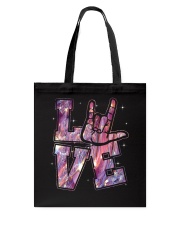 Love ASL Tote Bag tile