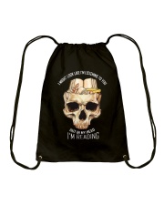 I Might Look Like Drawstring Bag tile