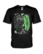 Do Not Judge V-Neck T-Shirt tile
