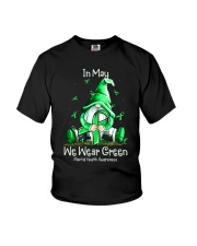 In May We Wear Green For Mental Health Awareness Youth T-Shirt tile