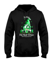 In May We Wear Green For Mental Health Awareness Hooded Sweatshirt tile