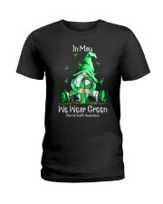 In May We Wear Green For Mental Health Awareness Ladies T-Shirt tile