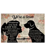 We're A Team Valentine 17x11 Poster front
