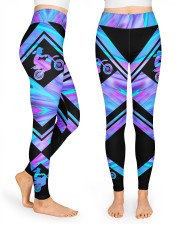 Just A Girl With A Speed Problem High Waist Leggings front