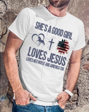 She Is A Good Girl Classic T-Shirt lifestyle-mens-crewneck-front-4