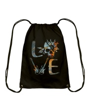 Love guitar Drawstring Bag tile