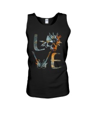 Love guitar Unisex Tank tile