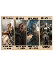 Be Strong Be Brave 17x11 Poster front