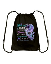 You Are Given This Life Drawstring Bag tile
