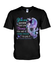 You Are Given This Life V-Neck T-Shirt tile