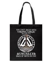 You Can't Argue With Viking Logic Tote Bag tile