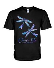 Choose life V-Neck T-Shirt tile