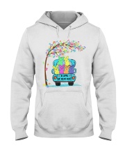 In April We Wear Blue Hooded Sweatshirt tile