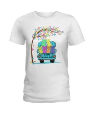 In April We Wear Blue Ladies T-Shirt tile