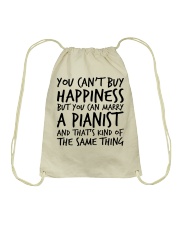 You Can't Buy Happiness Drawstring Bag tile