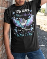 I Wear Teal And Purple Classic T-Shirt apparel-classic-tshirt-lifestyle-27
