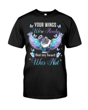 I Wear Teal And Purple Classic T-Shirt front