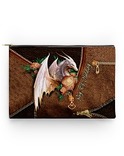 Bag Of Holding Leather Pattern Print Accessory Pouch - Standard front