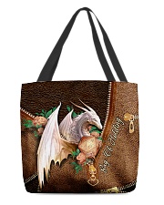 Bag Of Holding Leather Pattern Print All-Over Tote tile