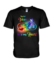 He Is My Heart V-Neck T-Shirt tile