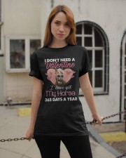 I Don't Need A Valentine Classic T-Shirt apparel-classic-tshirt-lifestyle-19