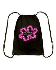 Love SomeOne With Autism Valentine Drawstring Bag tile