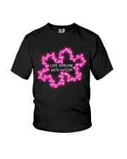 Love SomeOne With Autism Valentine Youth T-Shirt tile