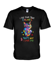 I see your true colors V-Neck T-Shirt tile