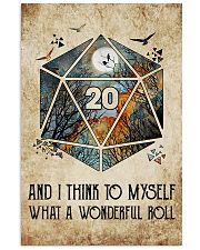 What a wonderful roll 11x17 Poster front