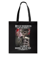 Hello Darkness My Old Friend Tote Bag tile