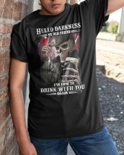 Hello Darkness My Old Friend Classic T-Shirt apparel-classic-tshirt-lifestyle-27