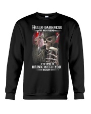 Hello Darkness My Old Friend Crewneck Sweatshirt tile