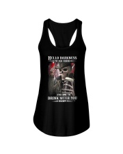 Hello Darkness My Old Friend Ladies Flowy Tank tile