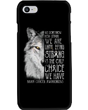 Being Strong Is The Only Choice Phone Case tile