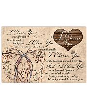I Choose You Valentine 17x11 Poster front