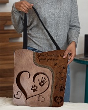 When I Needed A Hand Leather Pattern Print All-over Tote aos-all-over-tote-lifestyle-front-10