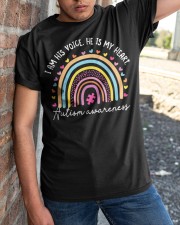 I Am His Voice He Is My Heart Classic T-Shirt apparel-classic-tshirt-lifestyle-27