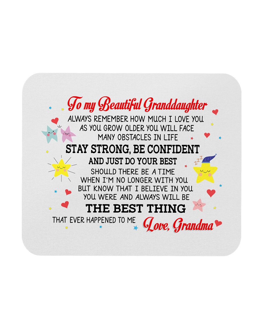 To My Granddaughter Mousepad