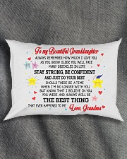 To My Granddaughter Rectangular Pillowcase aos-pillow-rectangle-front-lifestyle-1