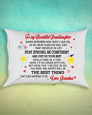 To My Granddaughter Rectangular Pillowcase aos-pillow-rectangle-front-lifestyle-3