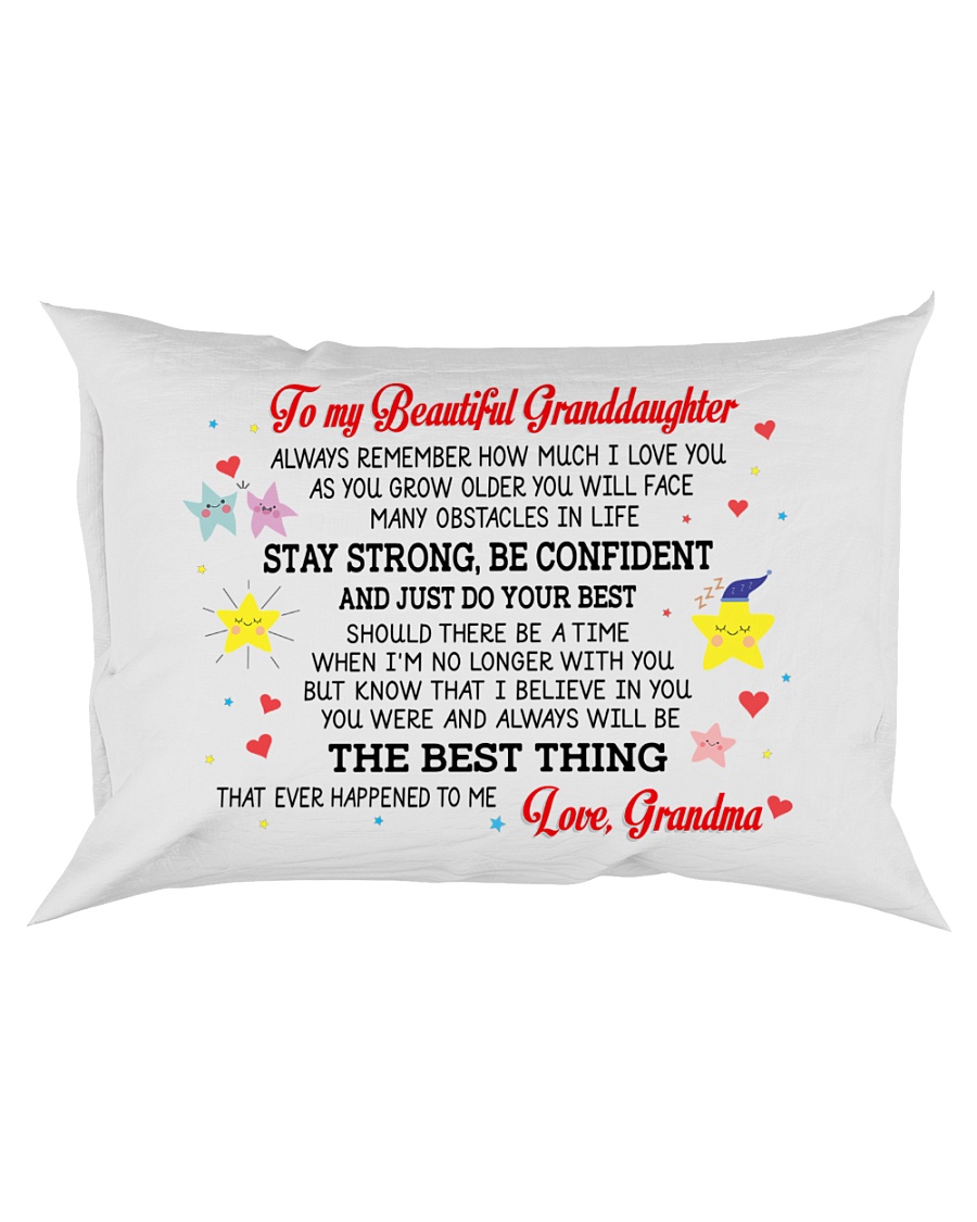 To My Granddaughter Rectangular Pillowcase