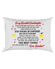 To My Granddaughter Rectangular Pillowcase thumbnail